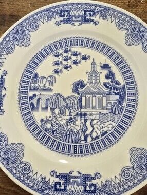 Calamityware Plate #1 Revisited Don Moyer 10” Blue White 2017 Poland